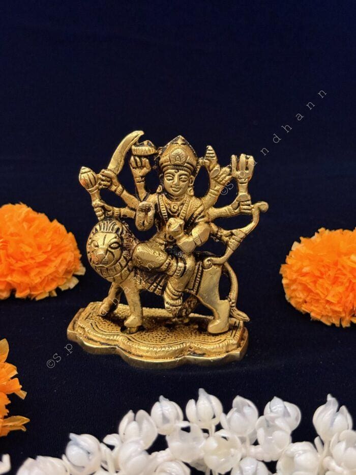 Maa Durga in Brass - Image 2
