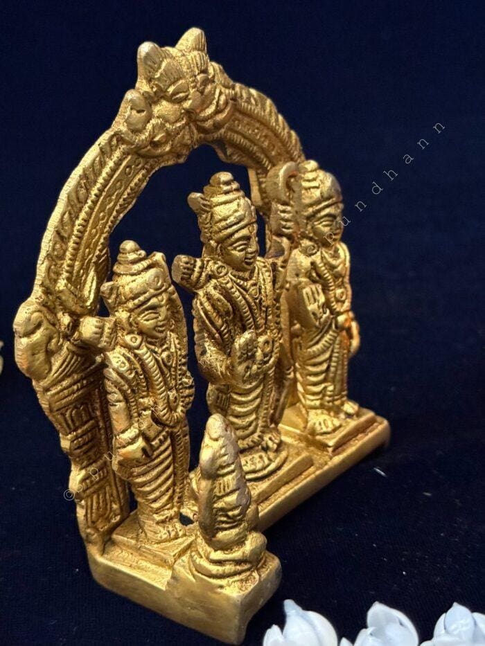 Ram Laxman Sita Murti in Brass - Image 4