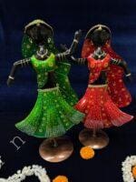 Dancing Tribal Figurine Set of 2 - Image 3