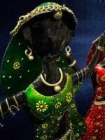 Dancing Tribal Figurine Set of 2 - Image 4