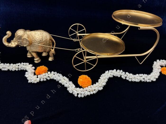 Elephant Cart Platter - Image 1