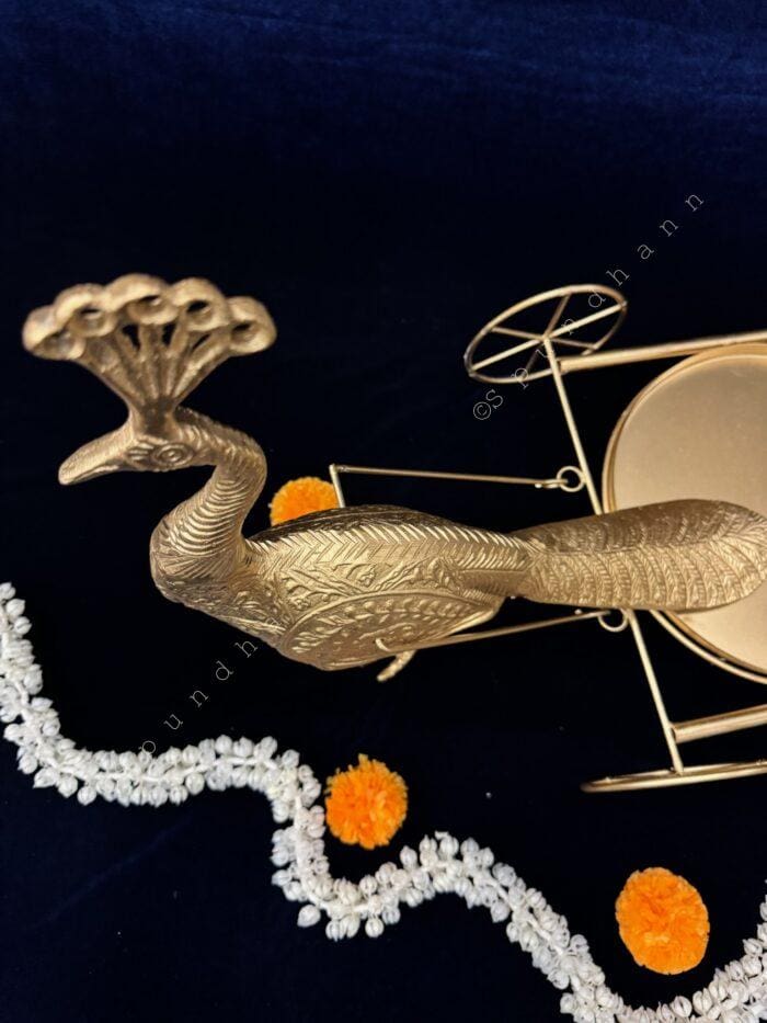 Peacock Cart Platter - Image 4
