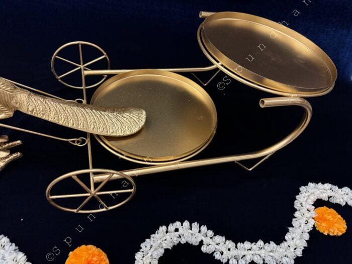 Peacock Cart Platter - Image 3
