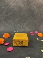 Square Floral Embroidered Gift Box Only - Image 2
